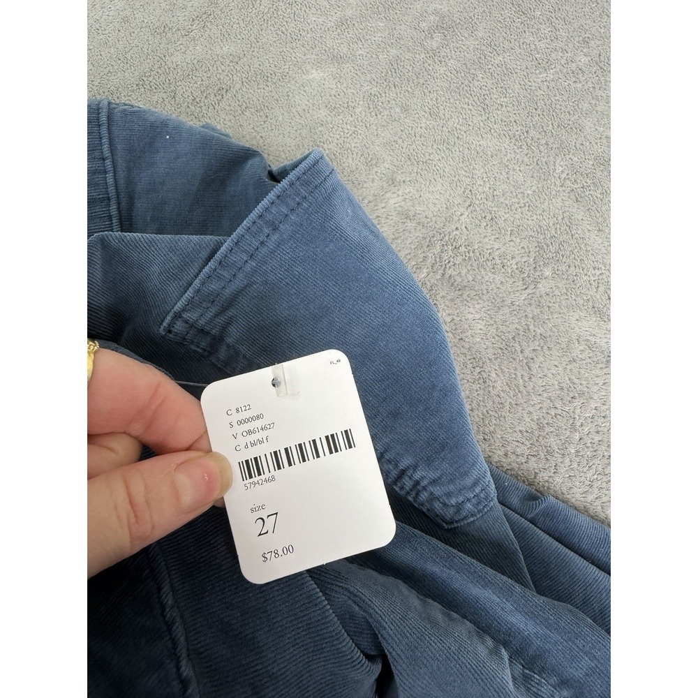 We The Free Just Float On Flare Corduroy Jeans Women's Size 27 Blue NWT - Picture 7 of 13